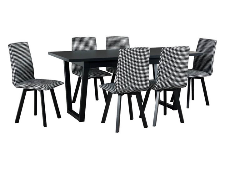 Zestaw stół i 6 krzeseł drewnianych IKON 2 + HUGO 2 Pomieszczenie Salon Kategoria Stoły z krzesłami