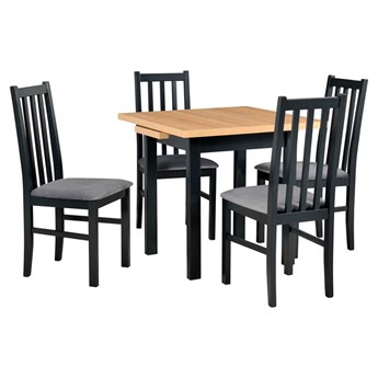 Zestaw stół i 4 krzesła drewniane MAX 7 + BOS 10