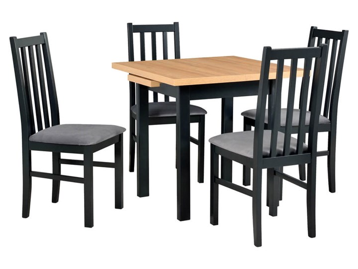 Zestaw stół i 4 krzesła drewniane MAX 7 + BOS 10 Kategoria Stoły z krzesłami