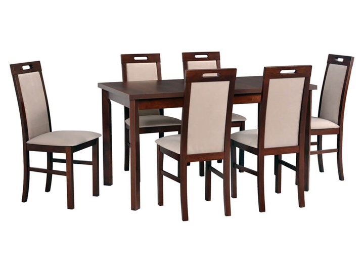 Zestaw stół i 6 krzeseł drewnianych MODENA 1 P + NILO 9 Kategoria Stoły z krzesłami