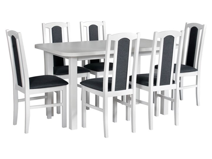 Zestaw stół i 6 krzeseł drewnianych WENUS 2 + BOS 7 Pomieszczenie Salon Kategoria Stoły z krzesłami
