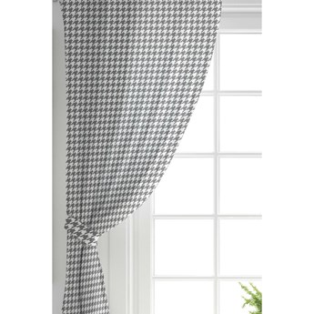 Zestaw 2 czarno-białych zasłon z domieszką bawełny Minimalist Home World, 140x260 cm