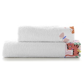 Zestaw 2 dziecięcych bawełnianych ręczników Moshi Moshi Meow