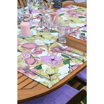 Zestaw 4 tekstylnych mat stołowych i bieżnika Minimalist Home World