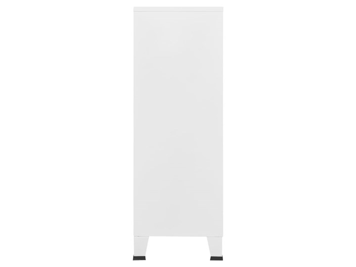 vidaXL Industrialna szafka kartotekowa, biała, 75x40x115 cm, metal Szerokość 75 cm Głębokość 40 cm Kolor Biały Styl Tradycyjny