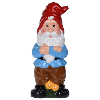 Krasnal ogrodowy kolorowy ozdoba do ogrodu figurka ogrodowa 40 cm kod: O-351703-C
