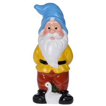 Krasnal ogrodowy kolorowy ozdoba do ogrodu figurka ogrodowa 40 cm kod: O-351703-N