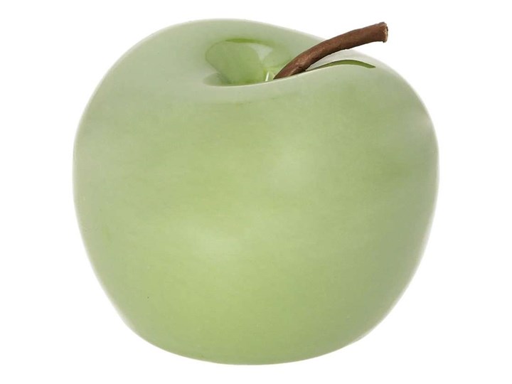 Dekoracja Apple green, 8 x 8 x 6 cm Owoce Ceramika Kolor Zielony
