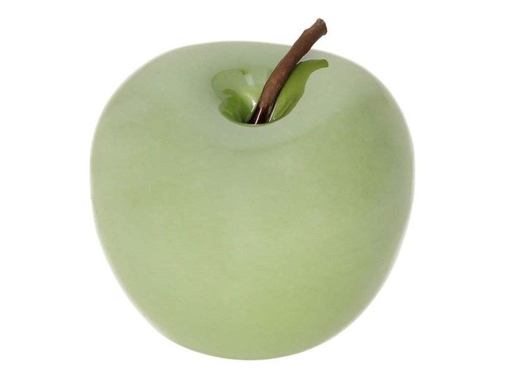 Dekoracja Apple green, 8 x 8 x 6 cm Kolor Zielony Owoce Ceramika Kategoria Figury i rzeźby