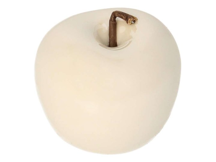 Dekoracja Apple white, 8 x 8 x 6 cm Owoce Ceramika Kategoria Figury i rzeźby