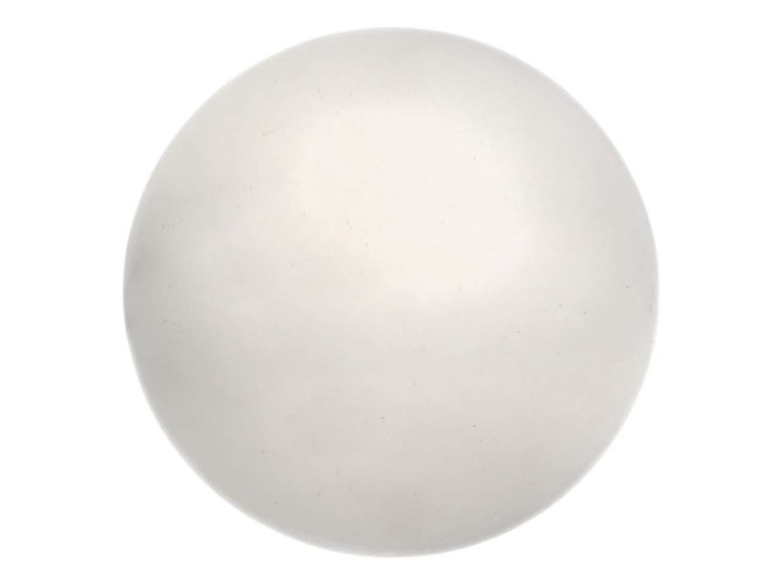 Dekoracyjna kula Metal Ball 18cm, ⌀18 cm Kategoria Figury i rzeźby Kolor Biały