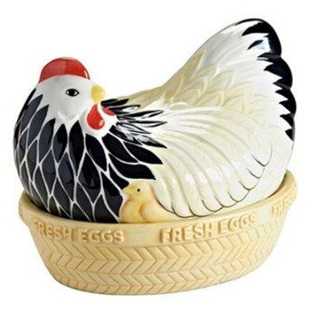 Pojemnik Kura ceramiczna do przechowywania jaj