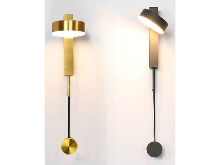 MOOSEE lampa ścienna CLARID GOLD złota Metal Kinkiet LED Kinkiet z kloszem Styl Nowoczesny Kategoria Lampy ścienne