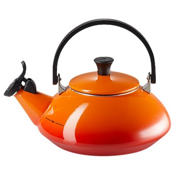 SELSEY Le Creuset - Czajnik ze stali węglowej Zen pomarańczowy