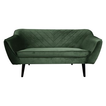 SELSEY Sofa dwuosobowa Voltana zielona velvet