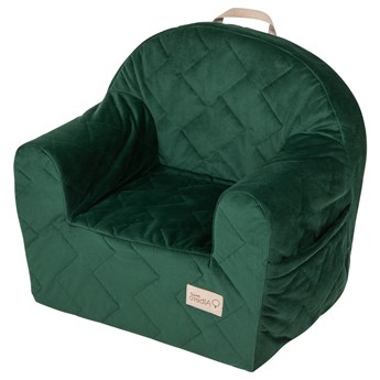 SELSEY Fotel kubełkowy Andrano zielony