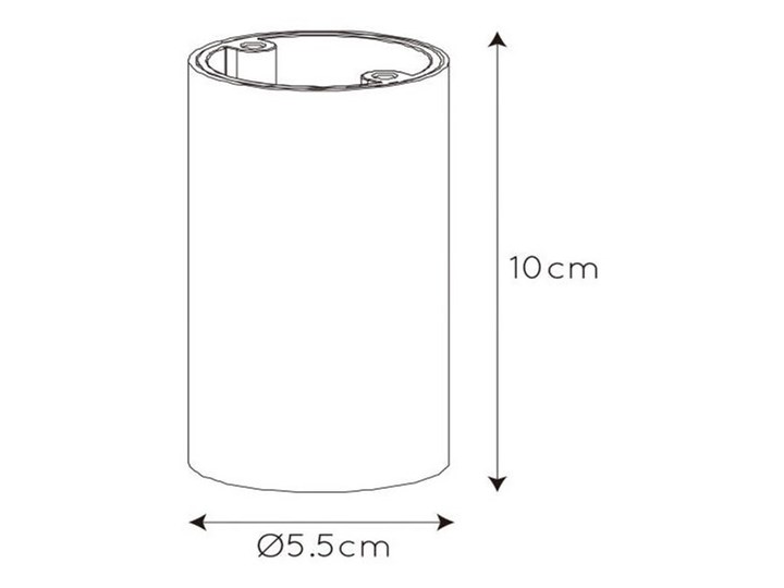 Minimalistyczny downlight sufitowy Delto 09915/06/31 biała tuba Oprawa stropowa Kolor Biały Okrągłe Kategoria Oprawy oświetleniowe