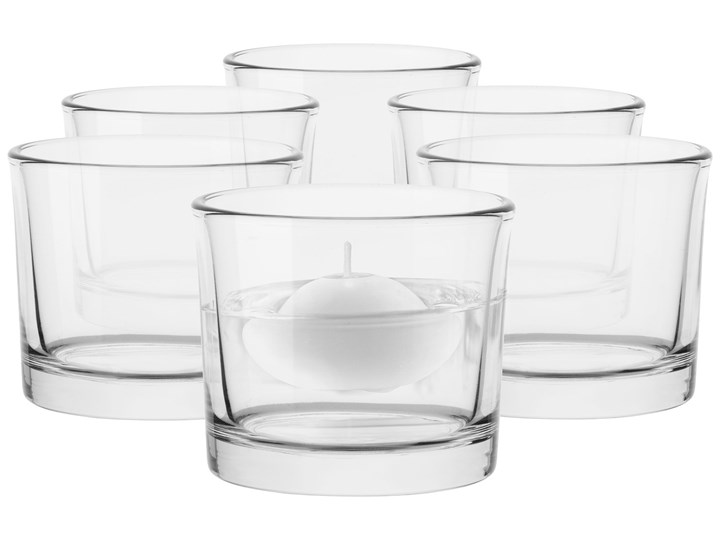 Trend Glass Pojemniki na świeczki i tealigty Lenorre Kolor Szary Świecznik Szkło Kategoria Świeczniki i świece