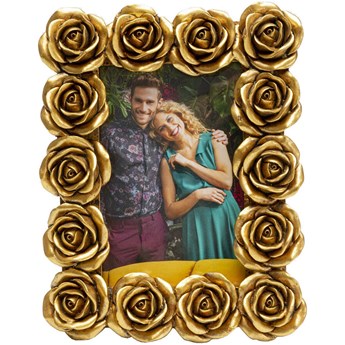 Ramka na zdjęcia Romantic Rose 17x21 cm złota
