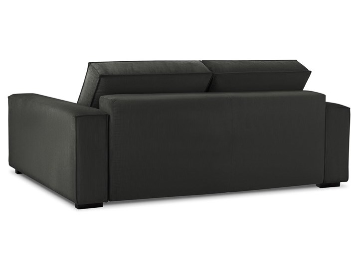 Sofa rozkładana 3-os. Eveline 254 cm czarna Kategoria Sofy i kanapy