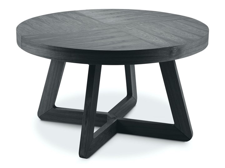 Stół rozkładany czarny fornirowany 130-230x130 cm