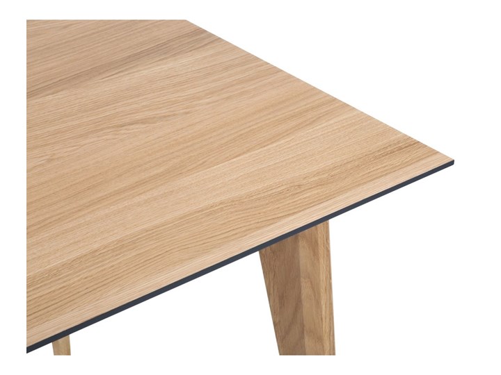 Stół rozkładany Gran 140-200x90 cm brązowy Kształt blatu Prostokątny Płyta fornirowana Drewno Pomieszczenie Stoły do jadalni
