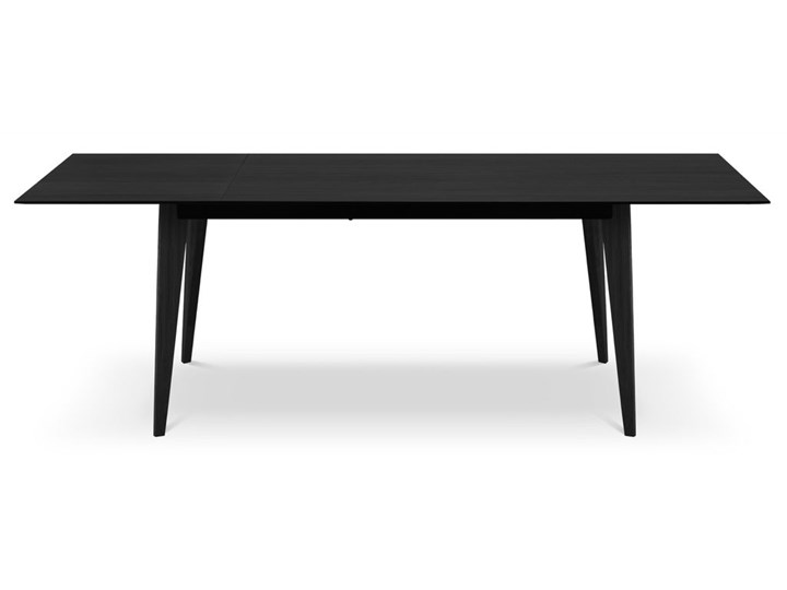 Stół rozkładany Gran 140-200x90 cm czarny Płyta fornirowana Drewno Długość po rozłożeniu 140 cm