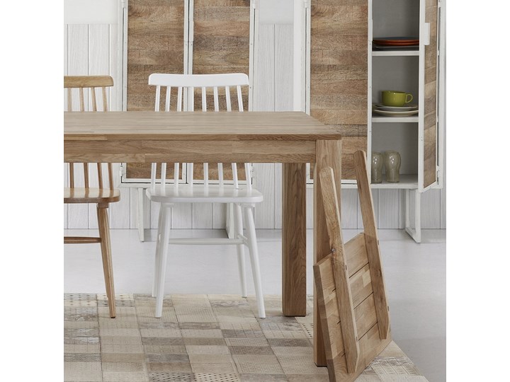 Stół rozkładany Isbel  drewniany 140 (220) x 90 cm Rozkładanie Rozkładane Drewno Kategoria Stoły kuchenne