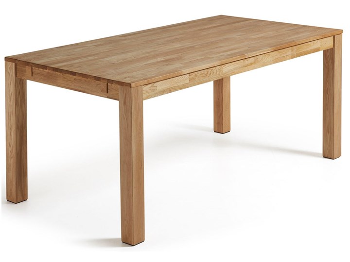 Stół rozkładany Isbel drewniany 140 (220) x 90 cm Długość po rozłożeniu 220 cm Drewno Liczba miejsc Do 6 osób