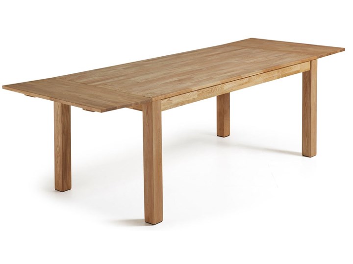 Stół rozkładany Isbel drewniany 180 (260) x 90 cm Wysokość 75 cm Drewno Długość po rozłożeniu 260 cm