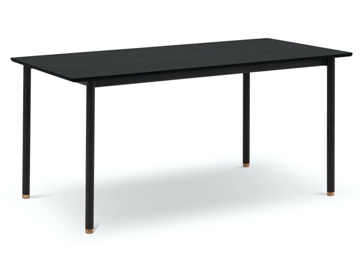 Stół rozkładany Kavir 120-180x80 cm czarny Długość(n) 120 cm Długość po rozłożeniu 180 cm