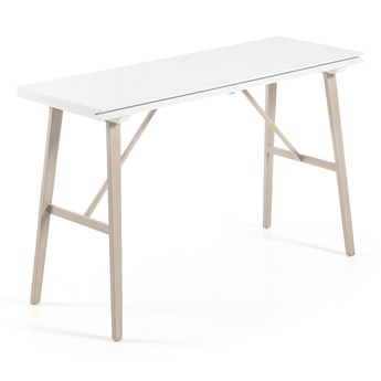 Stół konsolowy rozkładany - aruna - drewno