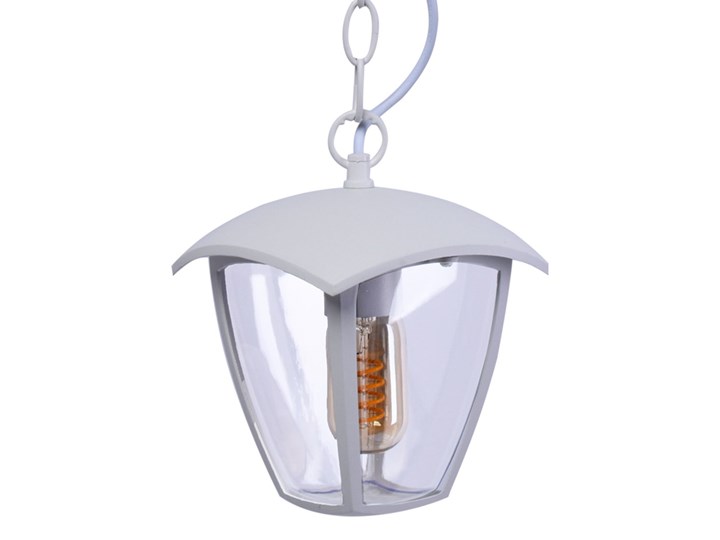 Biała lampa ogrodowa wisząca - N003-Xarius Lampa wisząca Kolor Biały Kategoria Lampy ogrodowe