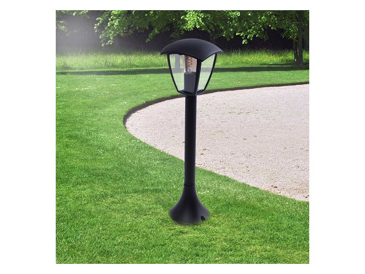Stojąca lampa ogrodowa czarna - N001-Xarius Lampa stojąca Kategoria Lampy ogrodowe Kolor Czarny