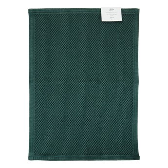 Zielony bawełniany dywanik łazienkowy Bahne & CO, 70x50 cm