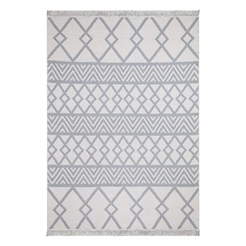 Biało-szary bawełniany dywan Oyo home Duo, 120 x 180 cm