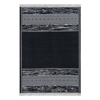 Czarno-biały bawełniany dywan Oyo home Duo, 120 x 180 cm