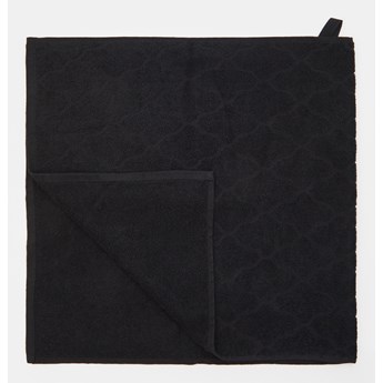 Sinsay - Ręcznik bawełniany - Czarny