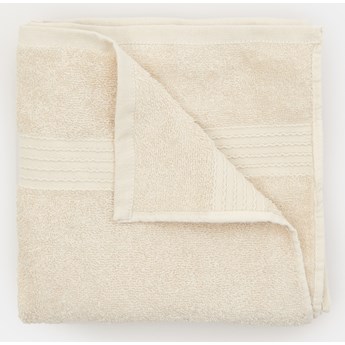 Sinsay - Ręcznik bawełniany - Beżowy