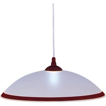 Biało-brązowa lampa wisząca kuchenna - S563-Mersa