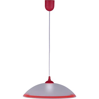 Biało-czerwona kuchenna lampa wisząca - S563-Mersa