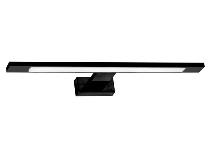 Czarny kinkiet łazienkowy LED - N015-Cortina 7W 40x12x7 cm Funkcje Kinkiet LED Kinkiet LED Metal Szkło Funkcje Kinkiet nad lustro