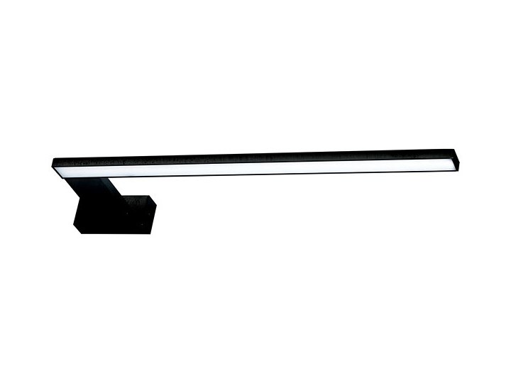 Czarny kinkiet LED nad lustro lewostronny - N016-Cortina 11W 45x12x4 cm