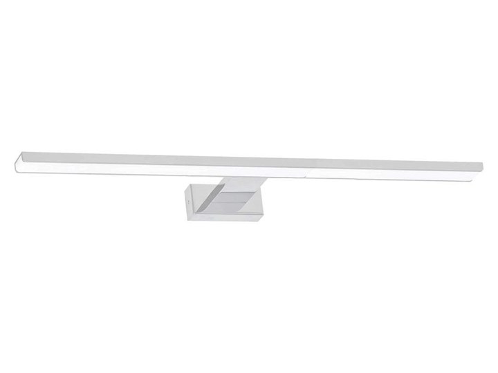 Biały kinkiet nad lustro - N017-Cortina 15W 80x11,5x4 cm Kinkiet LED Szkło Metal Kinkiet łazienkowy Styl Nowoczesny