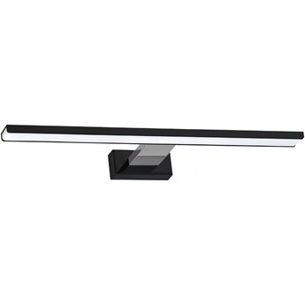 Kinkiet LED nad lustro czarny + srebrny - N014-Cortina 13,8W 60x11,5x4 cm