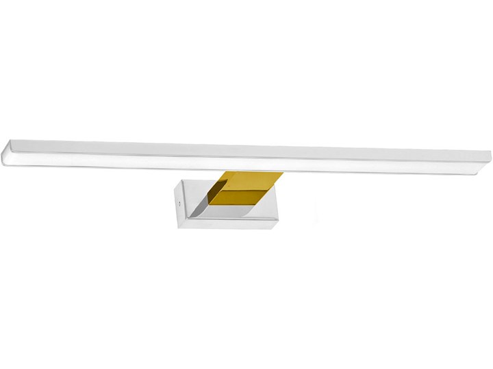 Nowoczesny kinkiet LED biały + złoty - N014-Cortina 13,8W 60x11,5x4 cm