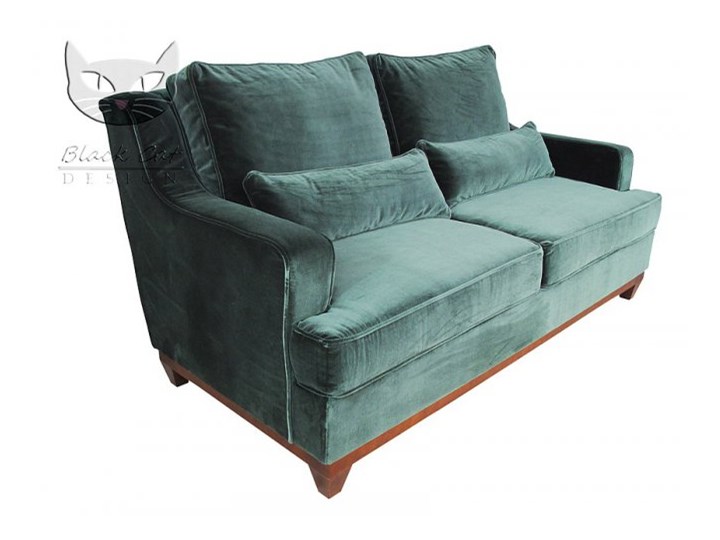 Lukrecja Stylowa Sofa W Butelkowej Zieleni Sofy I Kanapy Zdjęcia