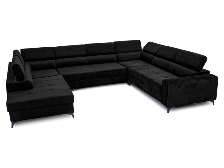 Duży narożnik APOLLO U z funkcją spania Szerokość 343 cm W kształcie litery U Wysokość 74 cm Głębokość 270 cm Materiał obicia Tkanina
