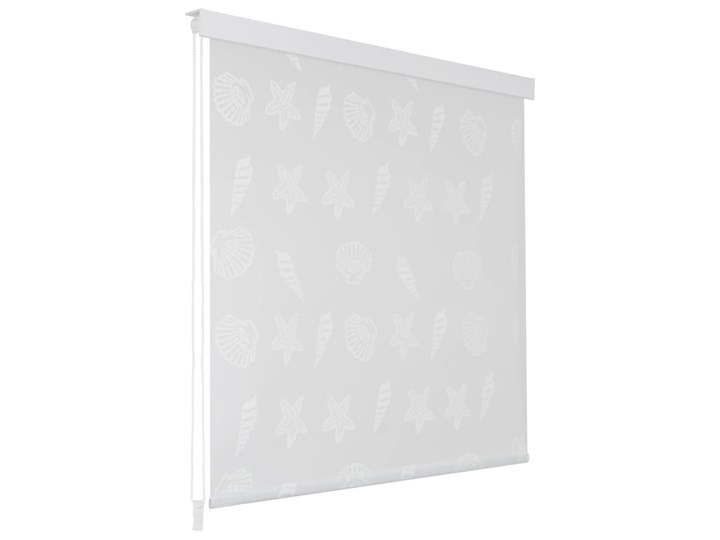 vidaXL Roleta prysznicowa 160 x 240 cm, wzór w rozgwiazdy Kategoria Zasłony prysznicowe 160x240 cm Kolor Szary