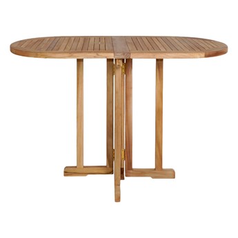 SELSEY Stół ogrodowy Vellarada 120x60 cm z drewna tekowego
